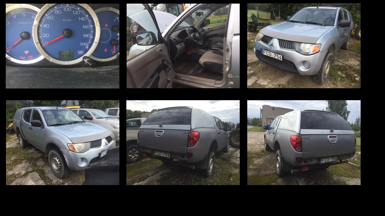 Lengvasis automobilis MITSUBISHI L200 Inv. nr. 29-967/3125 Traktoriai, savaeigės mašinos, priekabos, puspriekabės 3