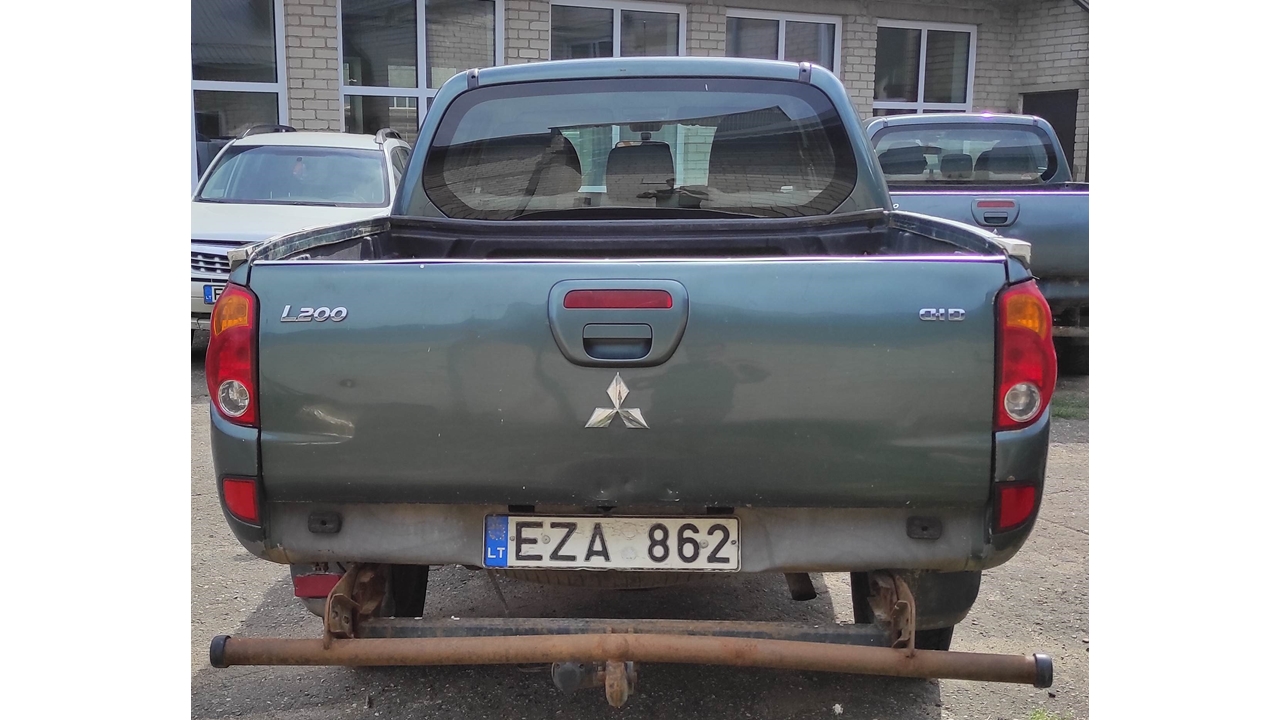 Lengvasis automobilis	MITSUBISHI	L200 Inv. Nr. 12-2559 Traktoriai, savaeigės mašinos, priekabos, puspriekabės 5