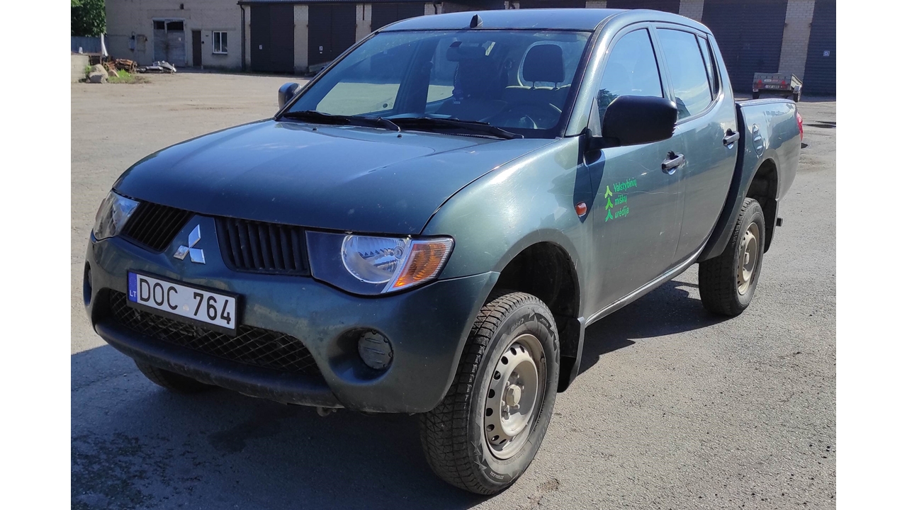 Lengvasis automobilis MITSUBISHI L200 Inv. nr. 12-2508 Traktoriai, savaeigės mašinos, priekabos, puspriekabės 4