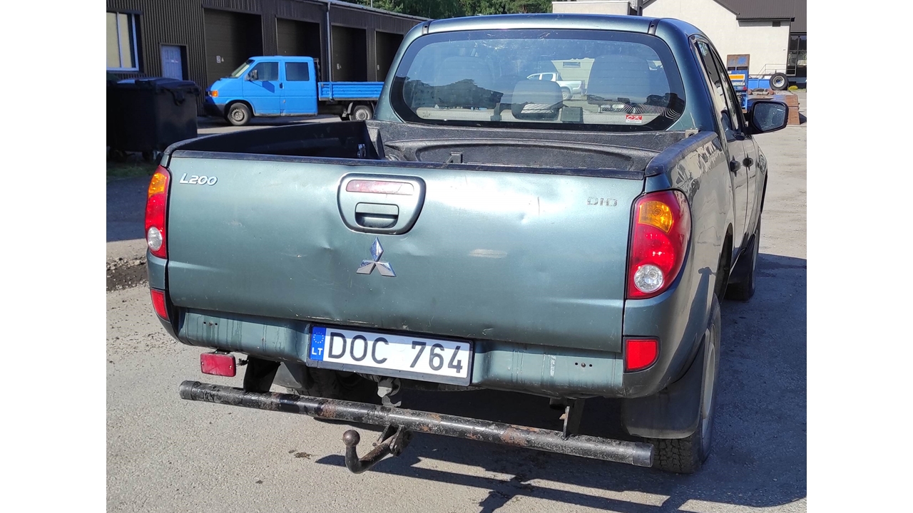 Lengvasis automobilis MITSUBISHI L200 Inv. nr. 12-2508 Traktoriai, savaeigės mašinos, priekabos, puspriekabės 6