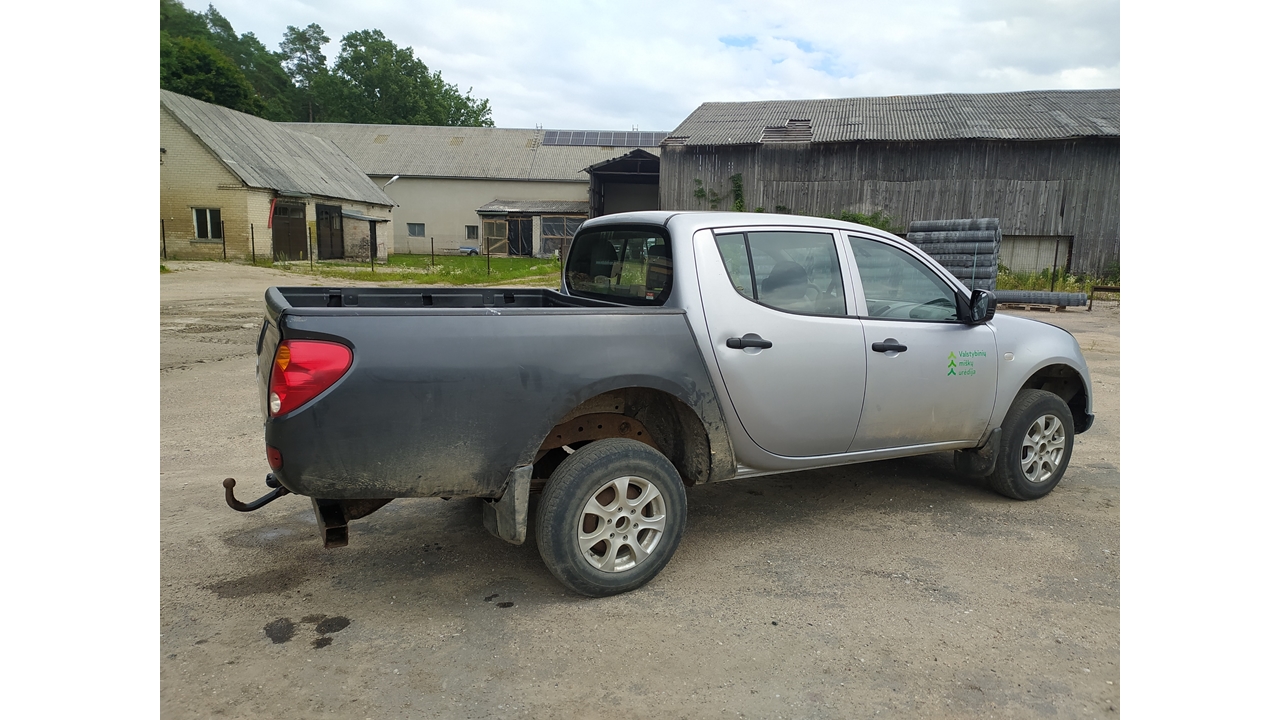 Lengvasis automobilis MITSUBISHI L200 Inv. nr. 09-16-01-000417 Traktoriai, savaeigės mašinos, priekabos, puspriekabės 6