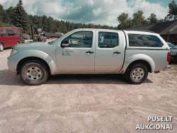 Traktoriai, savaeigės mašinos, priekabos, puspriekabės - Lengvasis automobilis NISSAN NAVARA Inv. nr. 42-1106212