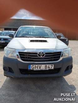 Traktoriai, savaeigės mašinos, priekabos, puspriekabės - Lengvasis automobilis TOYOTA HILUX Inv. Nr. 06-03-85