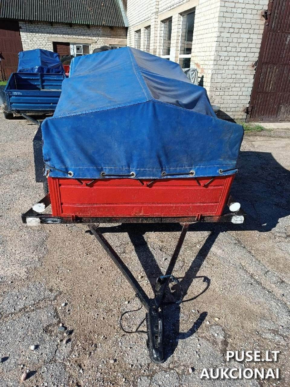 Priekaba iki 0.75 t. BELAZ 81201 Inv. nr. 404000006537 06-03-60 Traktoriai, savaeigės mašinos, priekabos, puspriekabės 4
