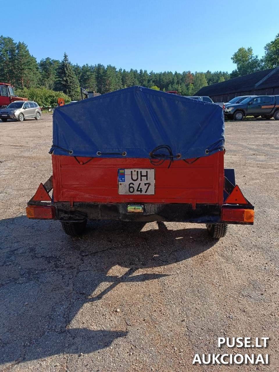 Priekaba iki 0.75 t. BELAZ 81201 Inv. nr. 404000006537 06-03-60 Traktoriai, savaeigės mašinos, priekabos, puspriekabės 6