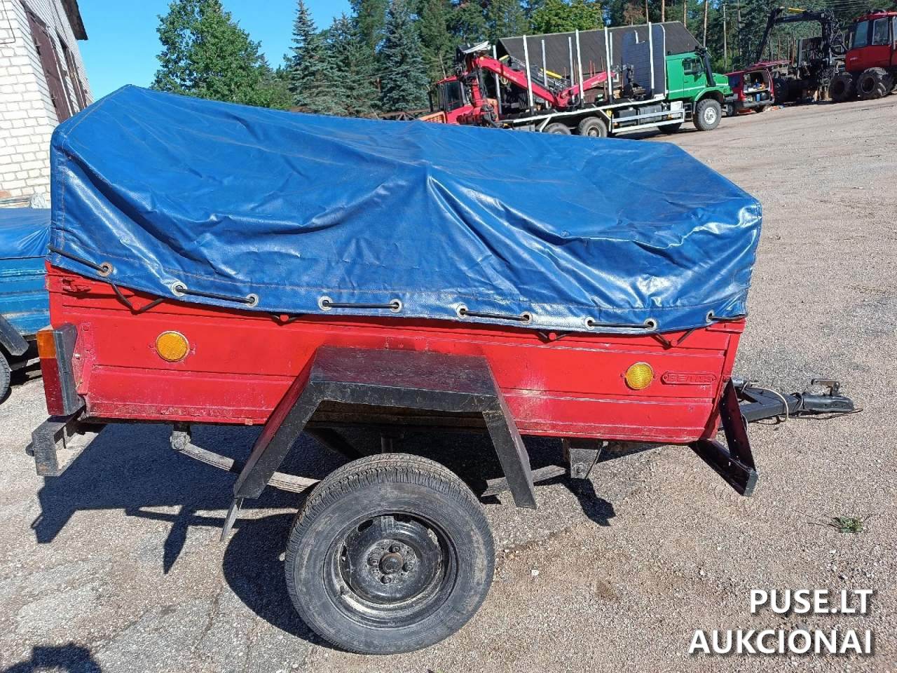 Priekaba iki 0.75 t. BELAZ 81201 Inv. Nr. 404000006537 06-03-61 Traktoriai, savaeigės mašinos, priekabos, puspriekabės 5