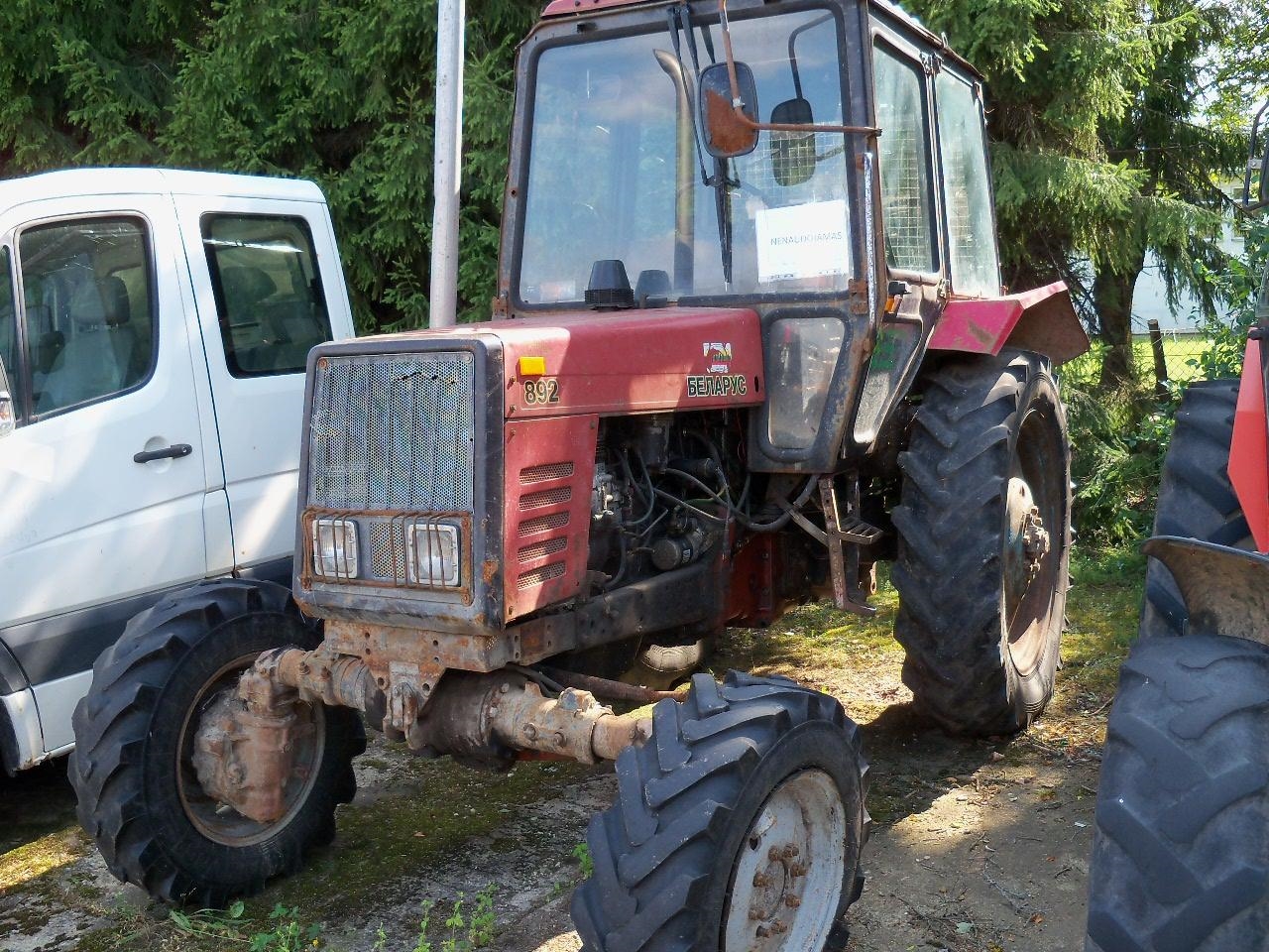 Ratinis traktorius MTZ 892 Inv. nr. 05-0105 Traktoriai, savaeigės mašinos, priekabos, puspriekabės 7