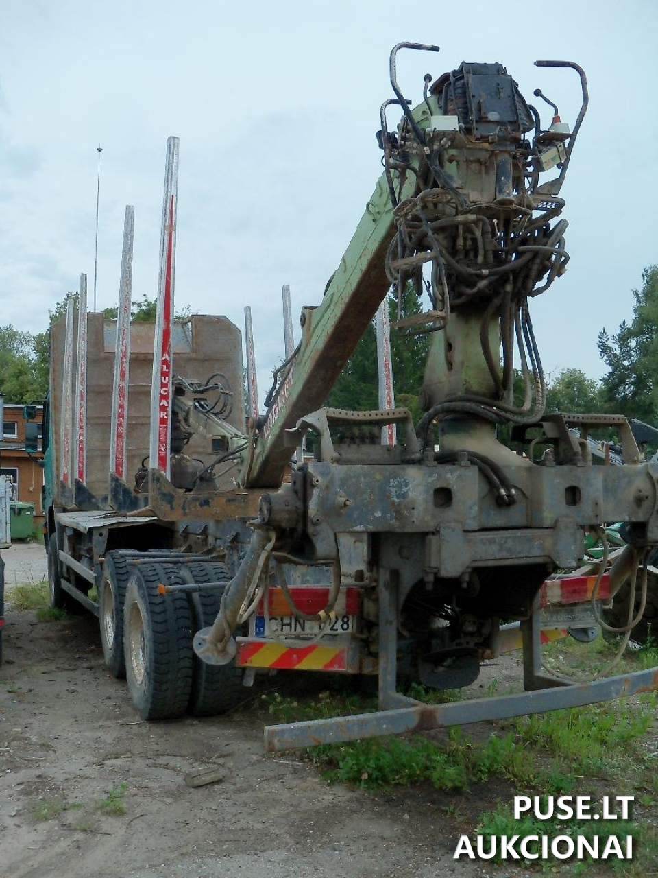 Vilkikas su manipuliatoriumi MERCEDES BENZ 3341 Inv. nr. 05-0742 Traktoriai, savaeigės mašinos, priekabos, puspriekabės 4