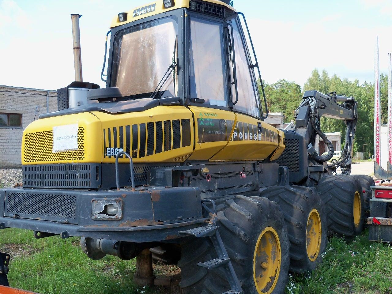 Medkirtė PONSSE	ERGO 8W Inv. Nr. 41-16-03 Traktoriai, savaeigės mašinos, priekabos, puspriekabės 3