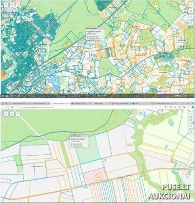 Žemės ūkio sklypo dalis Tauragės r. sav., Bernotiškių k. 2100 EUR pradinė kaina, Antstolių varžytynės