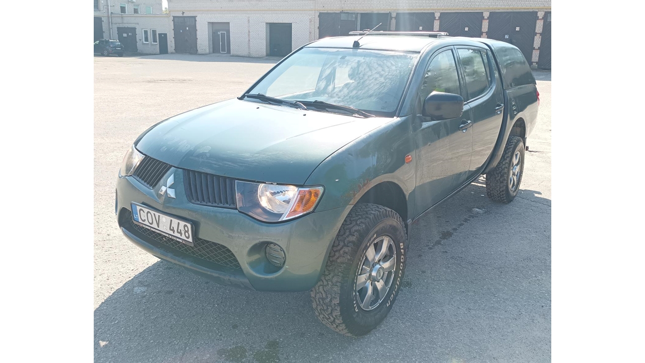 Lengvasis automobilis Mitsubishi L200 Inv. nr. 03-2132 Traktoriai, savaeigės mašinos, priekabos, puspriekabės 3