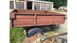 Traktoriai, savaeigės mašinos, priekabos, puspriekabės - Traktoriaus puspriekabė	1PTS 2 Inv. nr. 404000006537  (09-12015-10-6674)