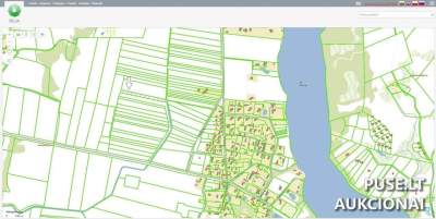 Žemės ūkio paskirties sklypo dalis Vilniaus rajone, Karvio kaime, pradinė kaina 646 EUR