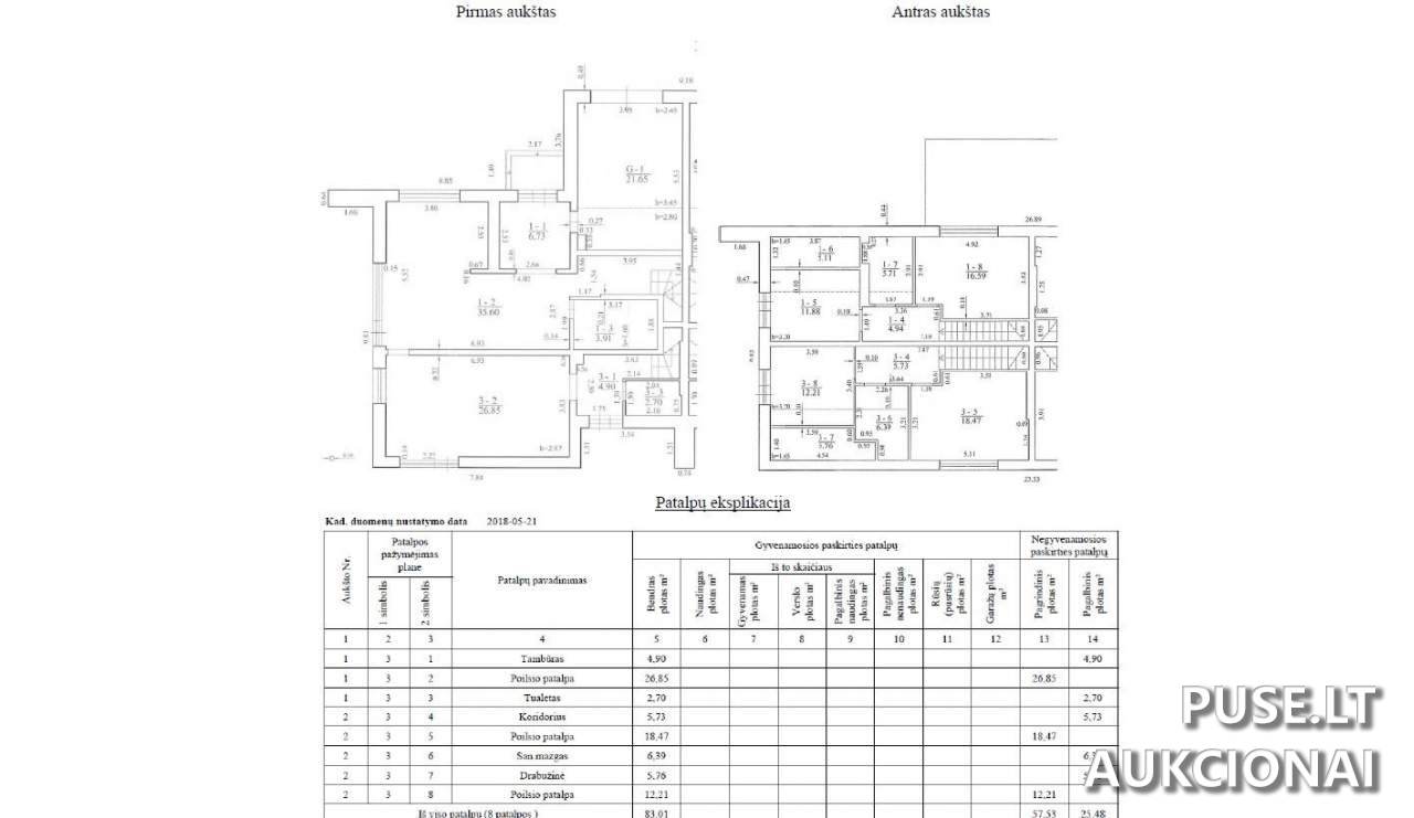 Poilsio patalpos Patalpos/Butai Tilto g. 36, 14256 Dvariškės, Riešės sen., Vilniaus r. sav. 2