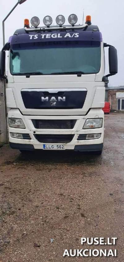 Krovininis automobilis MAN TGX kaina 16000 EUR – Pradedamas pardavimas aukcione