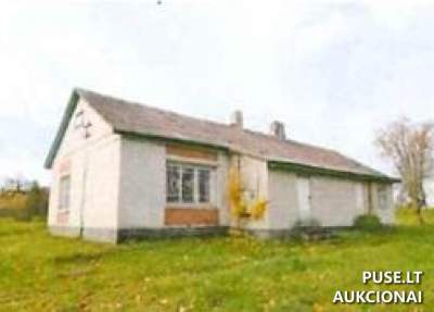 Pastatas biblioteka Trakų rajone, Dusmenų k. su 174 kv.m plotu, pradinė kaina 8019 EUR