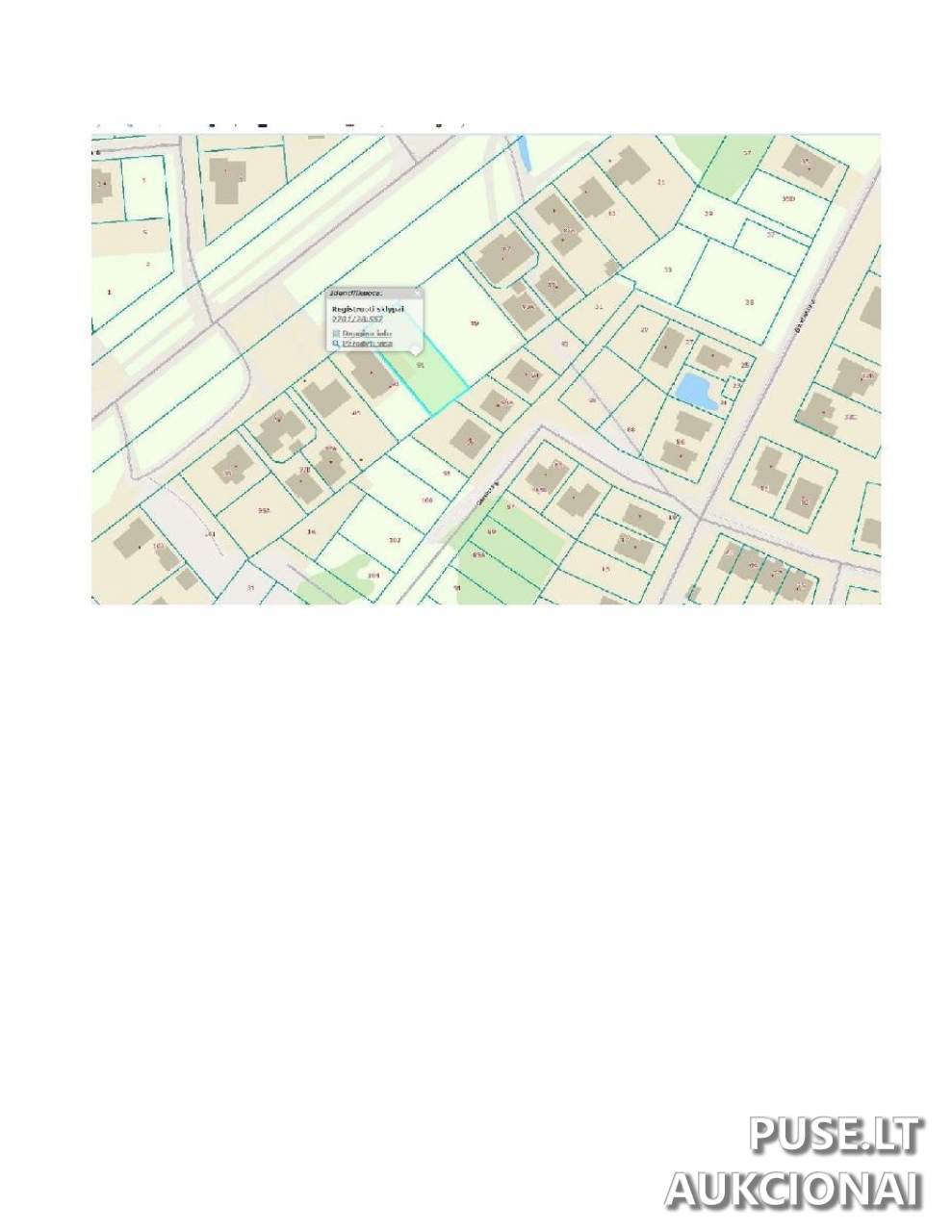 Žemės sklypas Sklypai J. Tilvyčio g. 91, 36252 Panevėžys, Panevėžio m. sav. 1