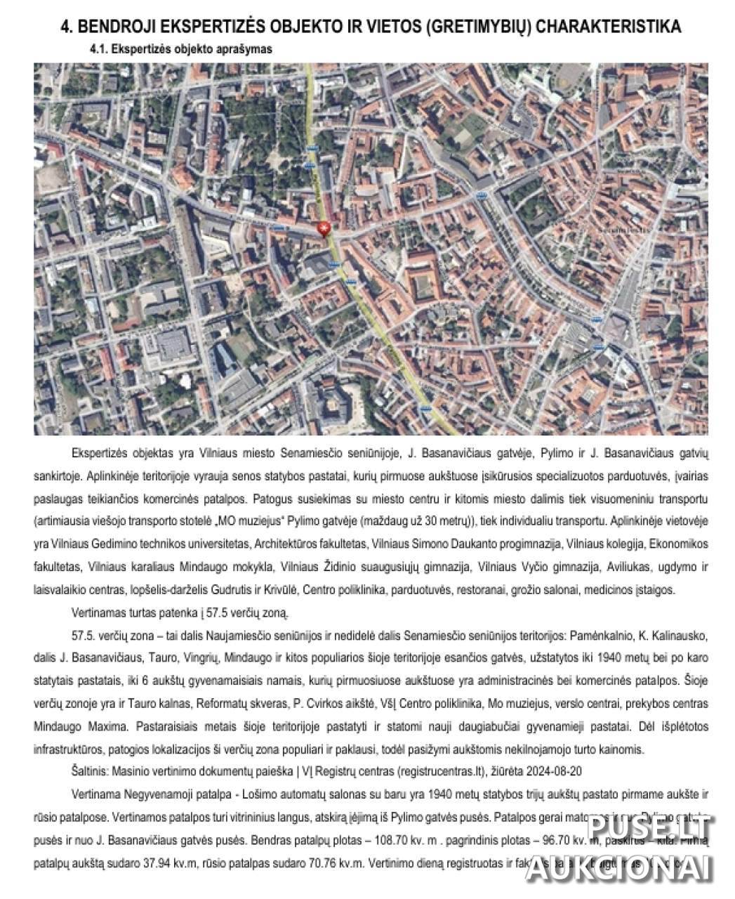 Lošimo automatų salonas su baru Patalpos/Butai J. Basanavičiaus g. 2, 01118 Vilnius, Vilniaus m. sav. 6