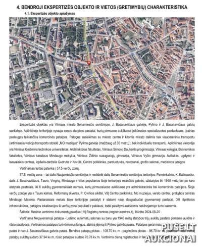 Lošimo automatų salonas su baru J. Basanavičiaus g. 2, Vilniuje, pradinė kaina 276000 EUR