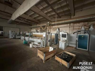 Pramoninė įranga Kaune - Baldų gamybos įranga aukcione nuo 270000 EUR