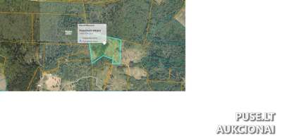 Žemės ūkio paskirties sklypas Telšių r. sav., Virmėnų k., 4.27 ha, pradinė kaina 17940 EUR