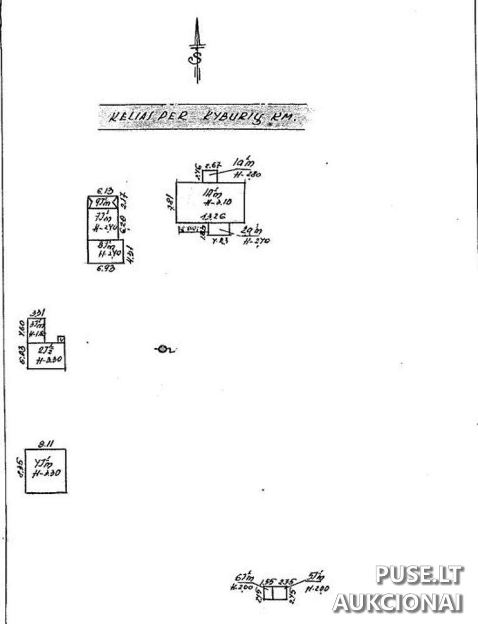 Gyvenamas namas Pastatai Ratkūnų g. 26, 39412 Kyburiai, Vaškų sen., Pasvalio r. sav. 1