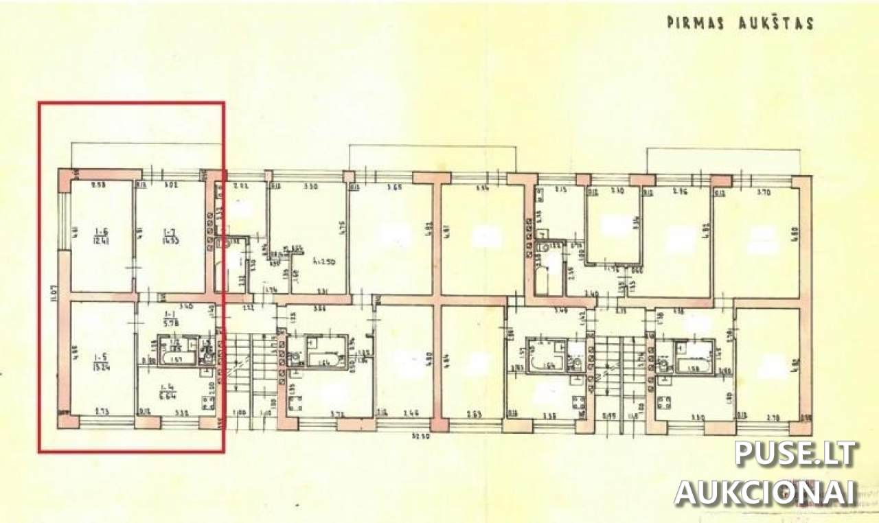 Butas Patalpos/Butai Laisvės g. 1, 97147 Kretinga, Kretingos miesto sen., Kretingos r. sav. 1