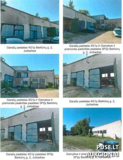 Garažas Jurbarko mieste, Barkūnų g. 2, 57600 EUR, parduodamas per antstolio varžytynes
