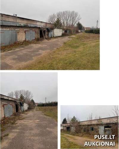 Garažas Vilkyčių kaimo centre, Kretingos rajone, pradinė kaina 976 EUR - antstolių aukcionas