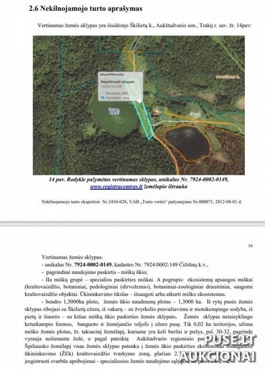 Žemės sklypas Sklypai Škilietų ež., 21267, Lithuania 1