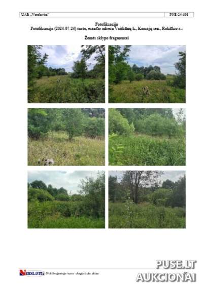 Žemės ūkio paskirties sklypas Rokiškio rajone, Vaitkūnų kaime, 0.30 ha už 1120 EUR