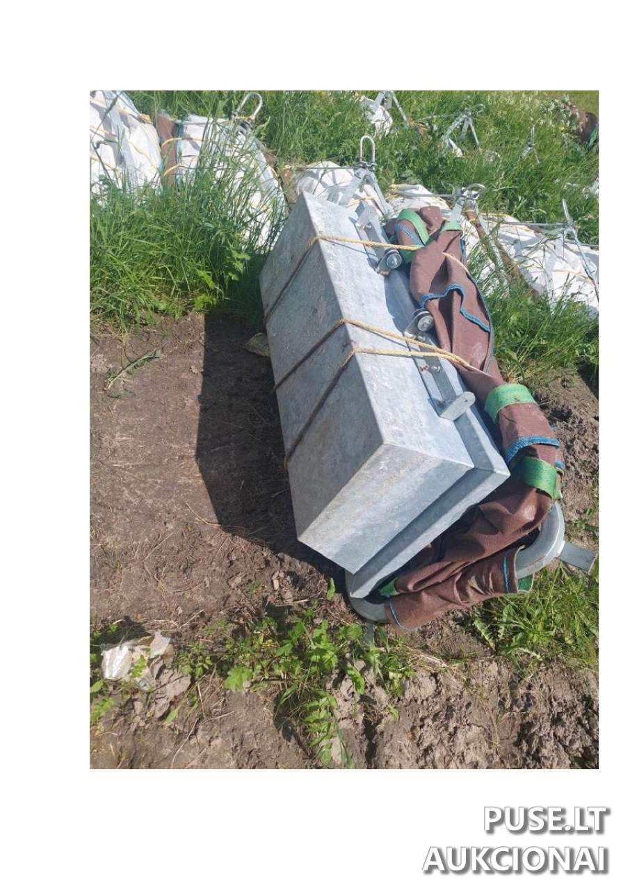 Pusiau požeminių konteinerių maišai su rėmu ir skysčiu surinkimo talpa skirti žaliosioms atliekoms Kitas turtas 2