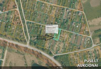 Naudojamas žemės ūkio paskirties sklypas Akmenės rajone, Inkilų g. 21, pradinė kaina 850 EUR