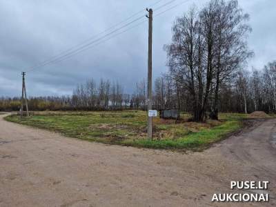 Parduodamas 1,0234 ha žemės sklypas Anykščių rajone, Vikonių kaime, Tujų g. 7, pradinė kaina 6081 EUR