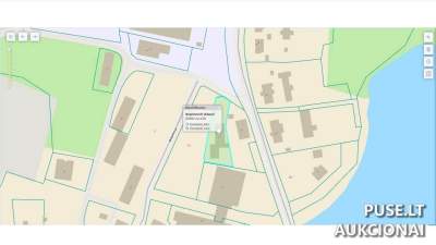 Žemės sklypas Viešvilėje, Mokyklos g. 1A, 0.1789 ha visuomeninės paskirties teritorijoje, pradinė kaina 22256 EUR