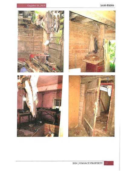 Nekilnojamojo turto dalis Alytaus rajone, Paliepių kaime, pradinė kaina 1050 EUR - Gyvenamojo namo 1/2 dalis