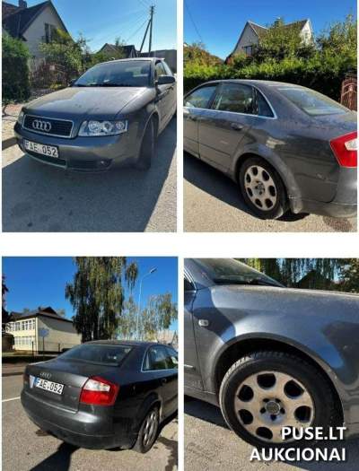 Parduodamas keleivinis automobilis AUDI A4, Klaipėdos areštas, pradinė kaina 720 EUR