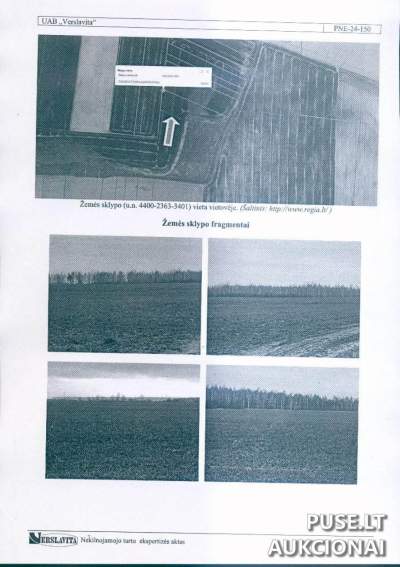 Žemės ūkio paskirties sklypas Ukmergės rajone, Taujėnų kaime, 0.85 ha, pradinė kaina 2640 EUR