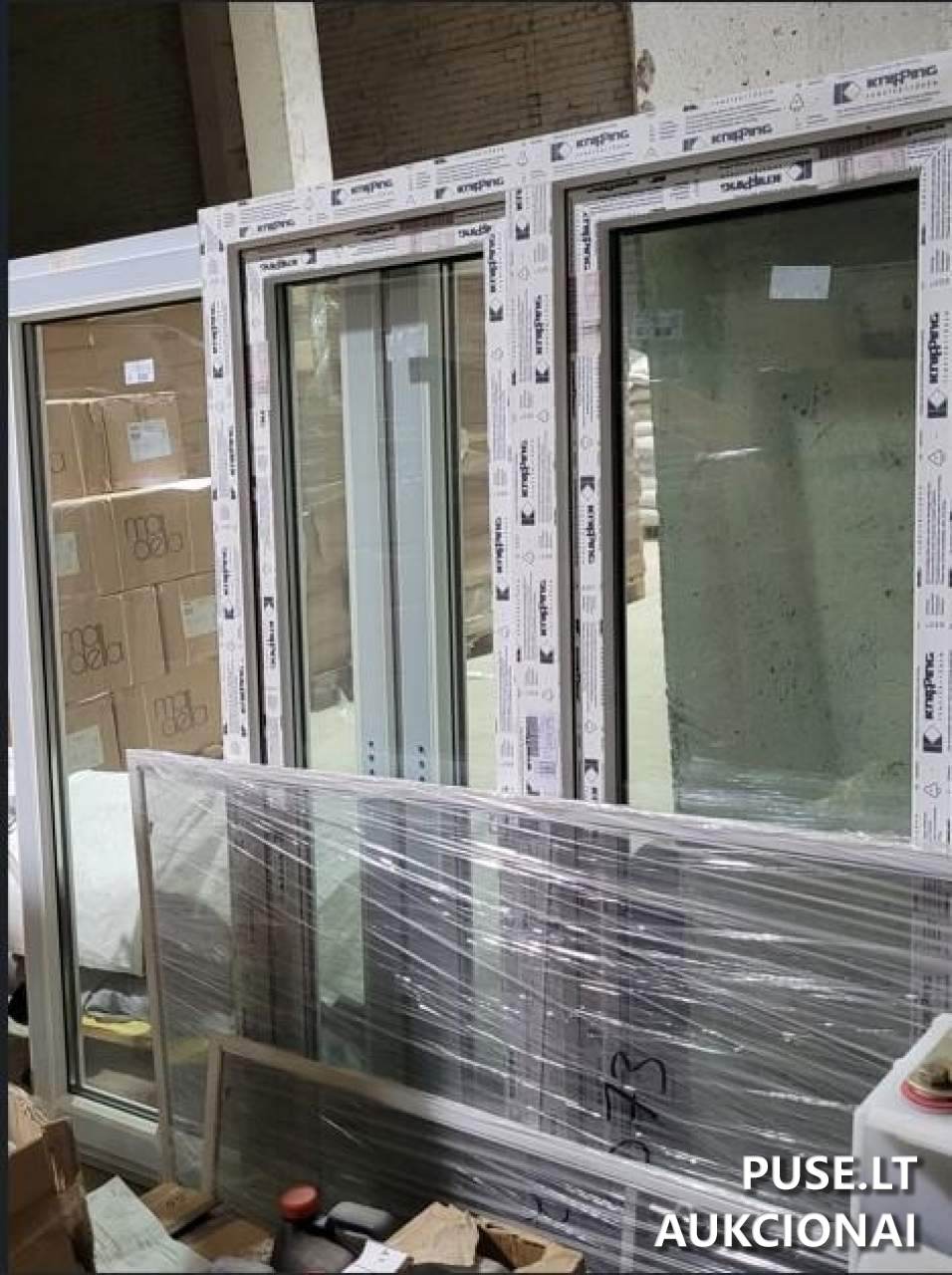 Plastikiniai langai (2 vnt.) ir aliuminio rėmeliai su tinkleliu nuo uodų (2 vnt.) Kitas turtas 2
