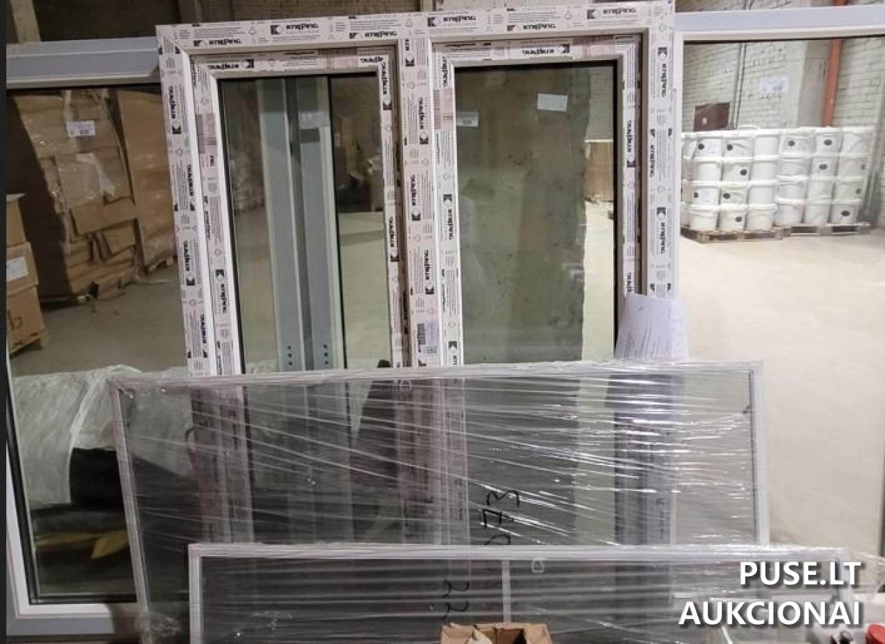Plastikiniai langai (2 vnt.) ir aliuminio rėmeliai su tinkleliu nuo uodų (2 vnt.) Kitas turtas 4