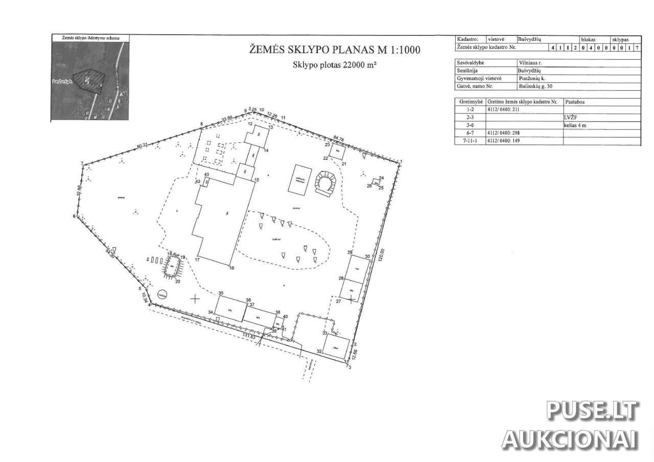 Cechas Pastatai Balinskių g. 30, 15211 Punžonys, Buivydžių sen., Vilniaus r. sav. 11