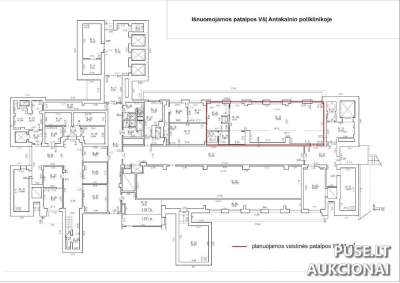 Nuomojamos poliklinikos patalpos Vilniuje, Antakalnio g. 59 (98 kv.m.) nuomos konkursas