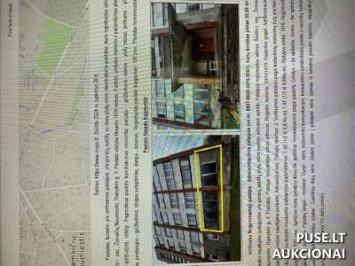 Parduodamos administracinės patalpos Šilutės r. sav. Žemaičių Naumiesčio mstl. Ramybės g. 3, 2720 EUR