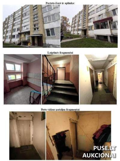 2 kambarių butas Marijampolėje, Suvalkiečių g. 5, 10400 EUR pradinė kaina