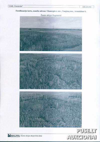 Miškų ūkio žemės sklypas Ukmergės rajone, Armukšnos kaime, pradinė kaina 5680 EUR