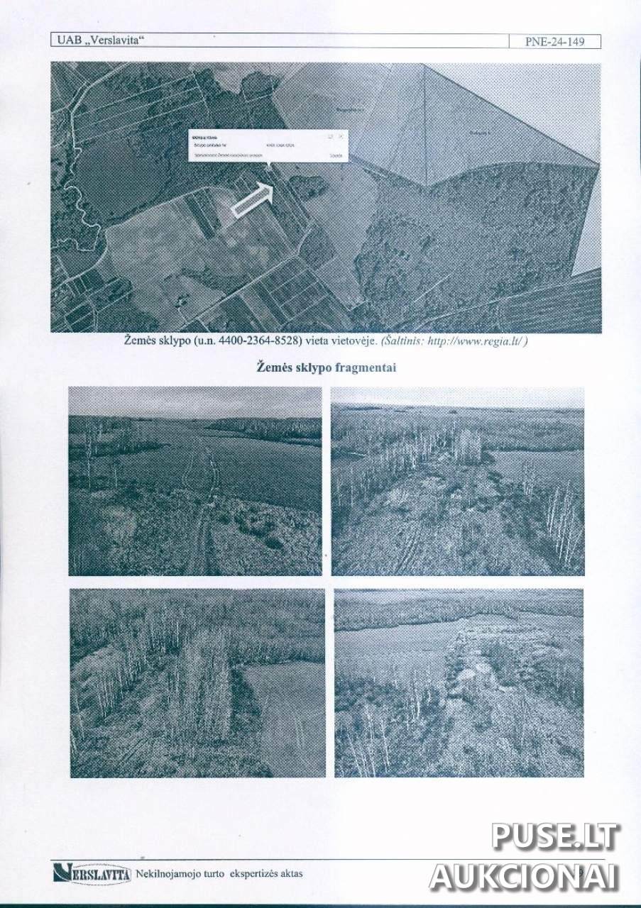Žemės sklypas Sklypai Pamūšis, Taujėnų sen., Ukmergės r. sav. 1