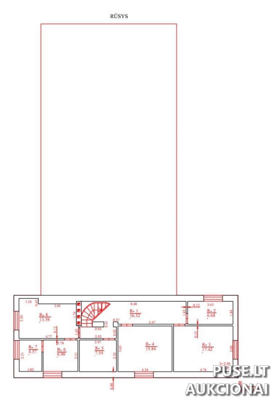 Administracinis pastatas Pastatai Mūšos g. 2, 39105 Pasvalys, Pasvalio miesto sen., Pasvalio r. sav. 1