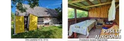 Gyvenamojo namo dalis Anykščių r. Svėdasų miestelyje, Kalno g. 11, pradinė kaina 1440 EUR