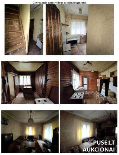 1/2 dalis Gyvenamojo Namo Kazlų Rūdos sav., Jūrės mstl., Klevų g. 14, pradinė kaina 6000 EUR