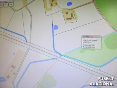 Parduodamas 2.55 ha žemės ūkio paskirties sklypas Prienų rajone, Lielionių kaime, pradinė kaina 5416 EUR